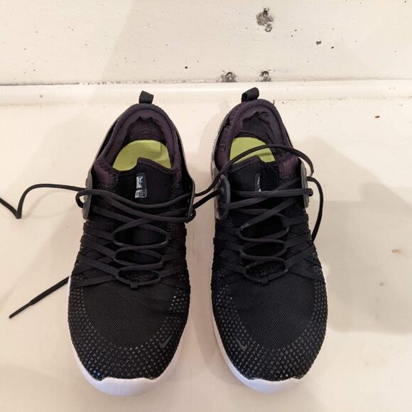 NIKE FreeTR 7 Premium Trainers Just Do It Print Black White Women's 10 - Picture 4 of 5